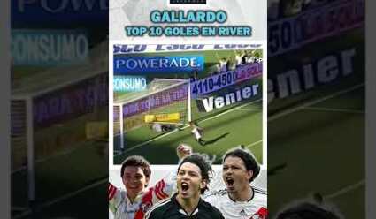 Marcelo Gallardo top 10 goles en River #futbol #gallardo #riverplate #goals